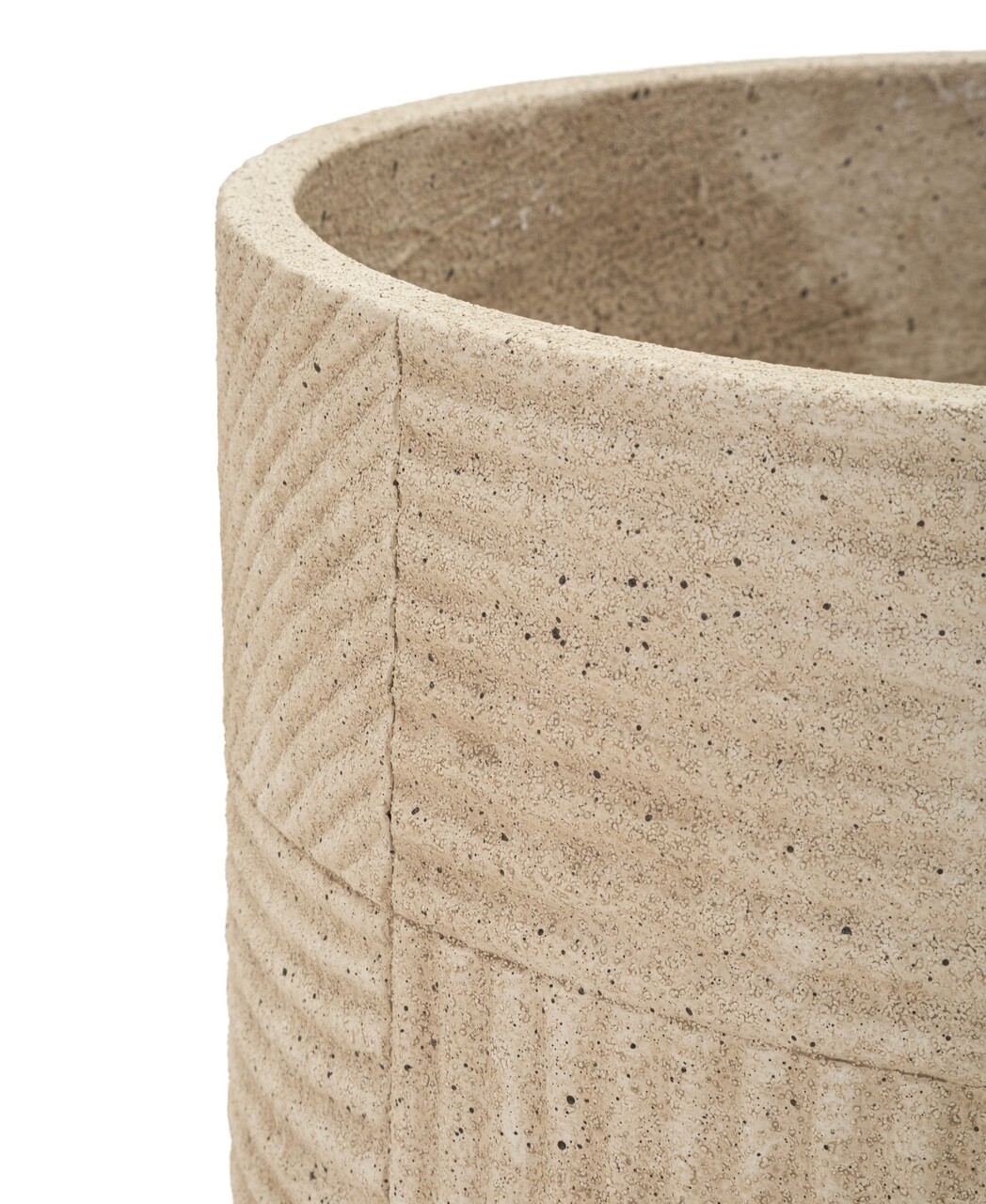 Set 3 ghivece, Mauro Ferretti, Venezuela Outdoor, 43x39 cm, polirasina, gri - view 3