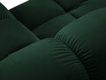 Canapea modulara 2 locuri, Bellis-51, Micadoni Home, 188x94x70 cm, catifea, verde bottle