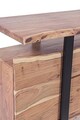 Bufet inferior Artur, Bizzotto, 175x45x90 cm, lemn de salcam/otel
