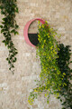 Decoratiune de perete, Beach Plum, Metal, Fier, Roz / Alb / Verde / Alb