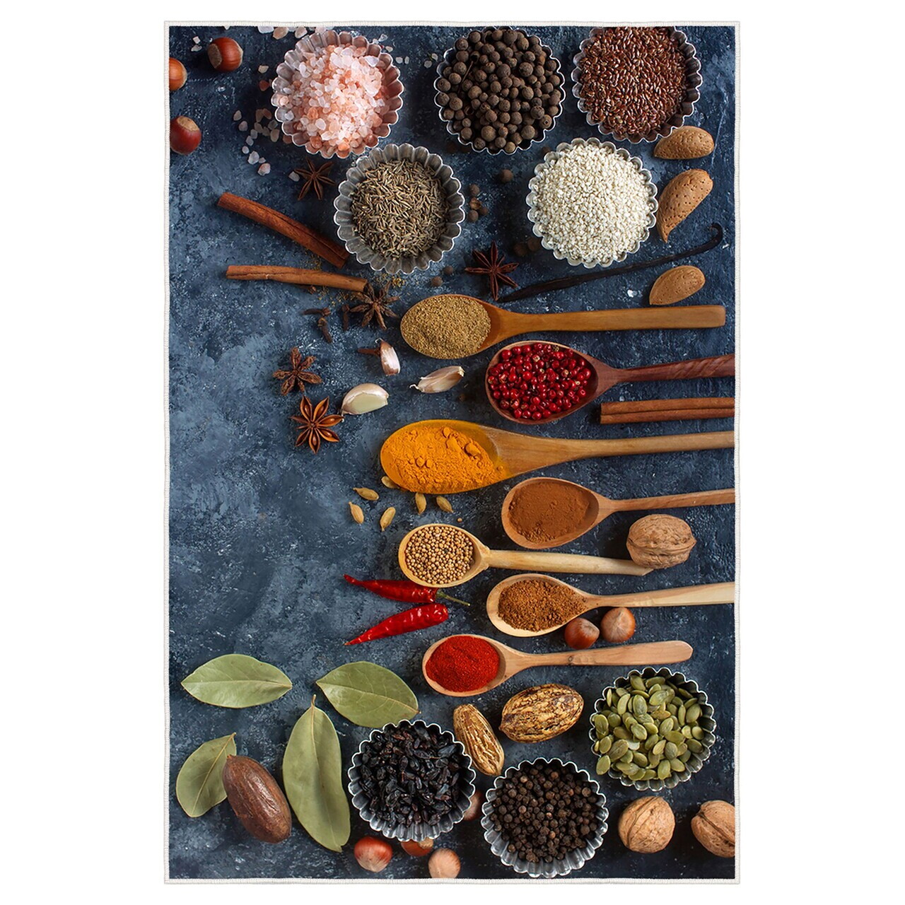 Covor, Hmnt549, 140x220 cm, Poliester, Multicolor — imaginea 3