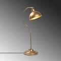 Lampa de masa, Konika - 12261, Fulgor, 19 x 29 x 58 cm, 1 x E27, 40W, auriu
