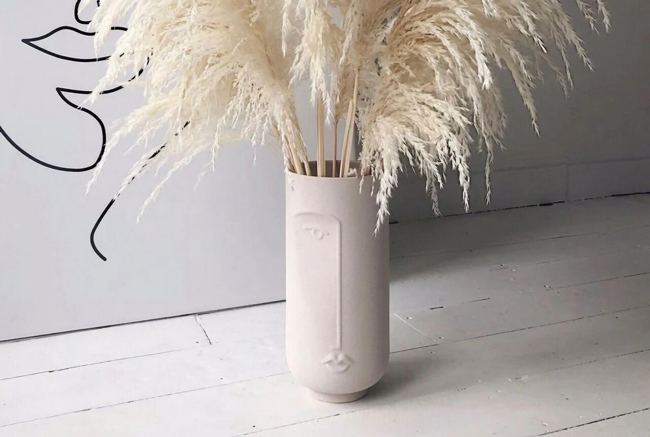 Vaza, CY0075, Ceramica, Crem