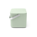 Recipient colectare resturi alimentare, Brabantia, SinkSide Waste Box, 22.1x12.7x10.7 cm, plastic/inox, verde jad
