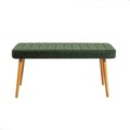 Set masa si scaune 6 piese, Vella, Costa 1070, PAL, Pin Atlantic / Verde