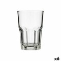 Set 6 pahare, Luminarc, New America, 400 ml, sticla, transparent