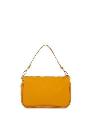Geanta, bagmori, 4464 - 55216 - yellow, satin, galben
