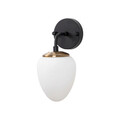 Aplica de perete, Fulgor, 942FLG2108, Metal, Negru / Antic / Crem