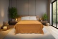 Cuvertura matlasata dubla, Hasır - Caramel, ICF Bedroom, Bumbac