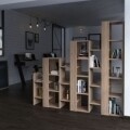 Biblioteca Lift, Homitis, 164.5x29x161 cm, maro deschis