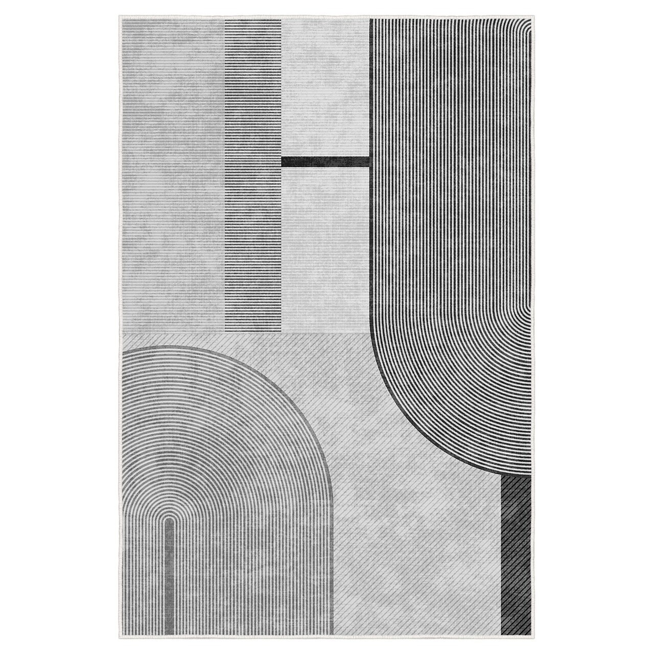 Covor, Infkece14, 80x120 cm, Gri — imaginea 3