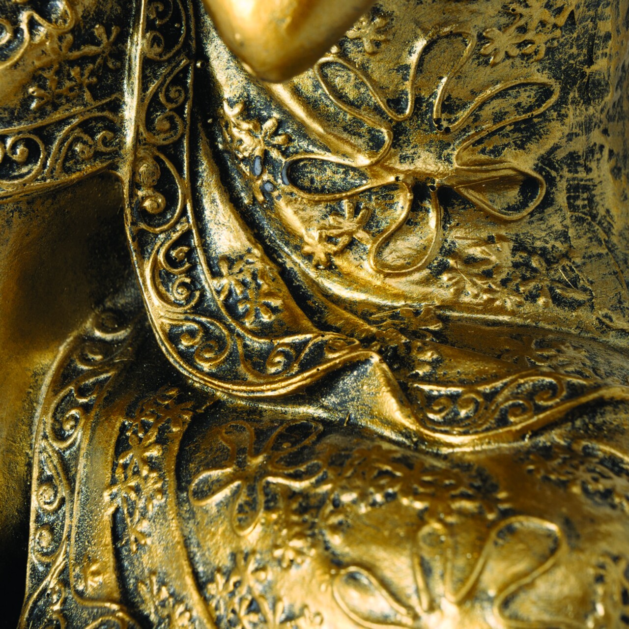 Lampa De Masa Buddha, Boltze, 24x48 Cm, 1 X E27, 40W, Polirasina, Auriu