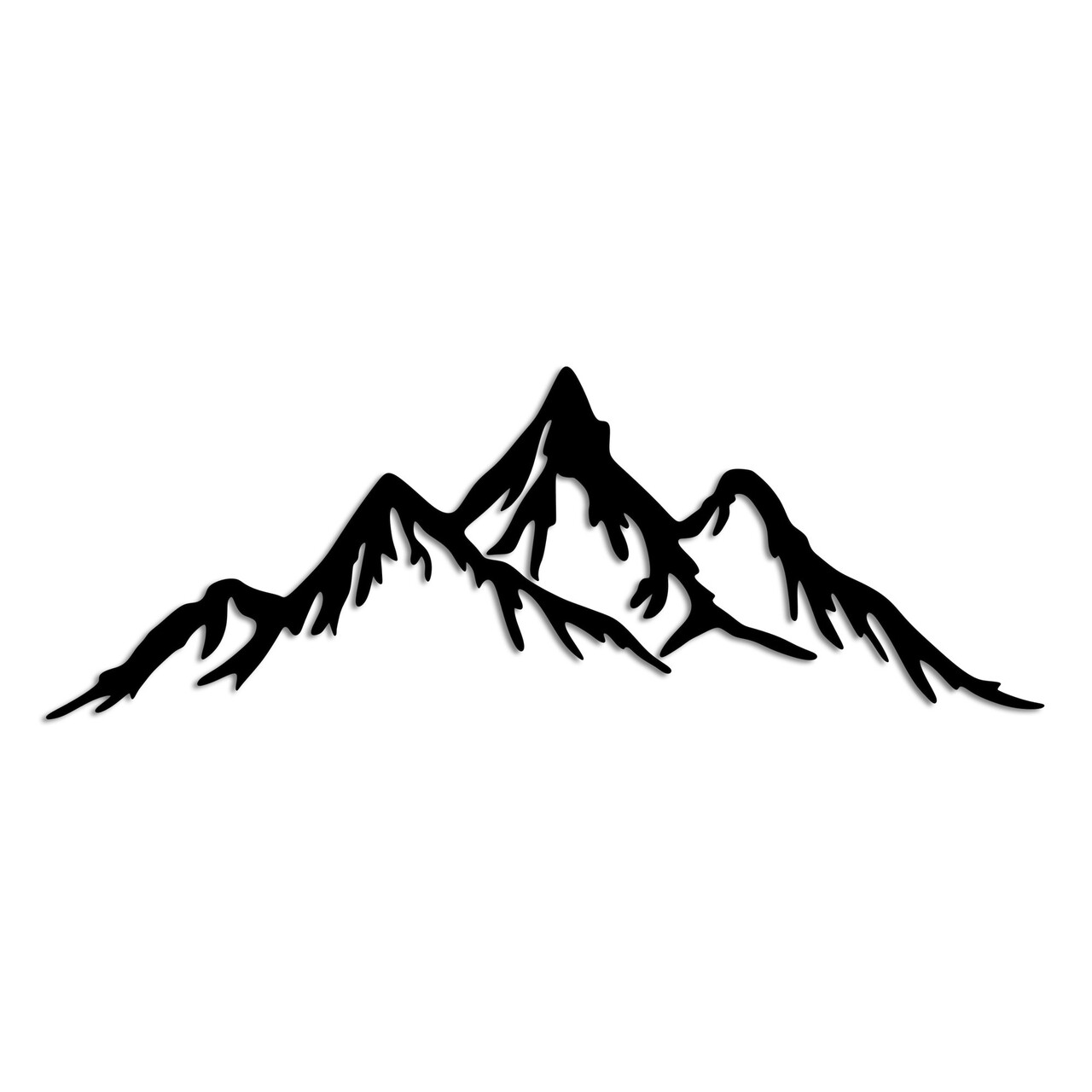 Decoratiune de perete, Full Mount And Mountain, Dimensiune: 62 x 22 cm, Negru - view 5