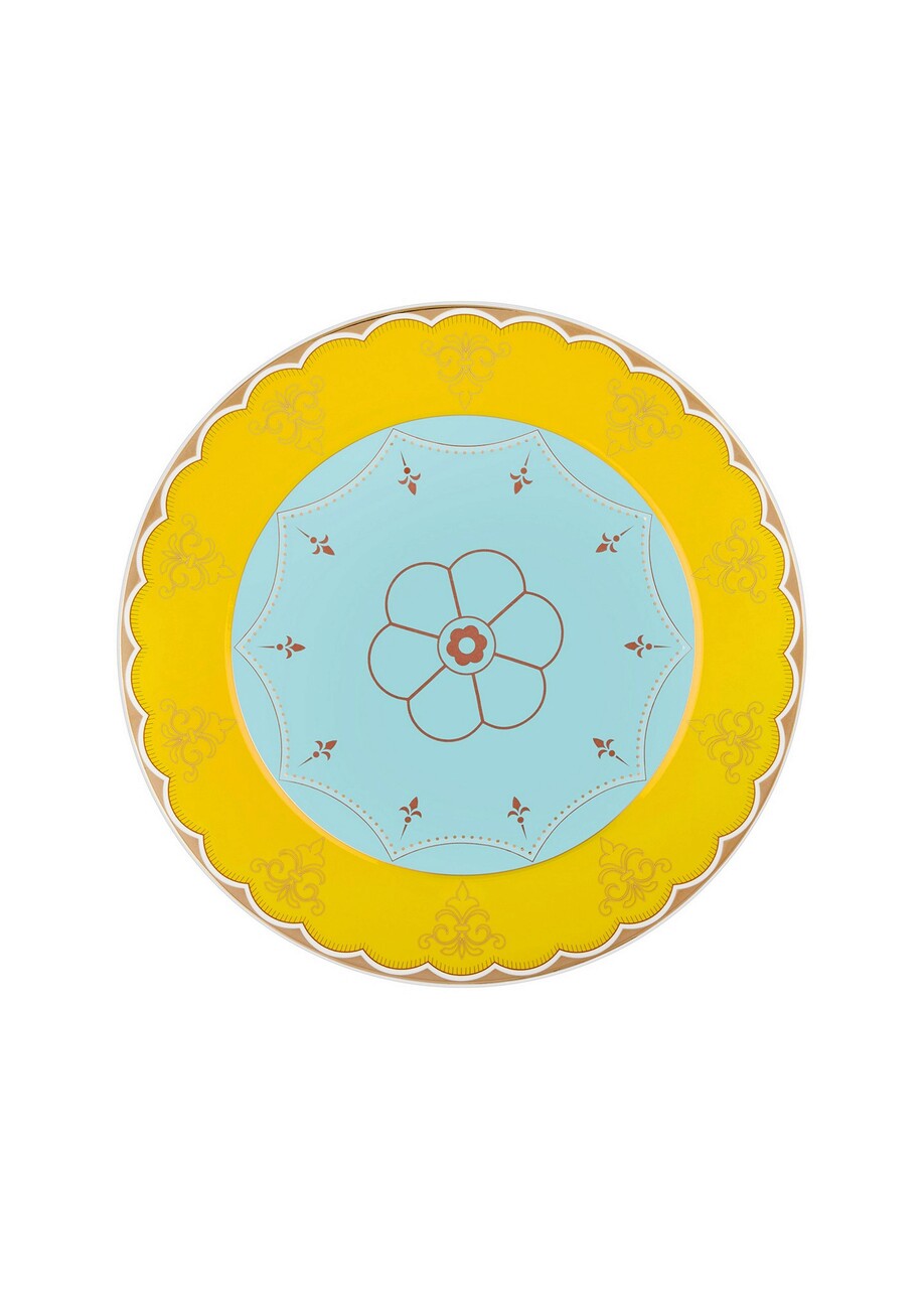 Set farfurii pentru desert, Mia - Kitchenware, 280TMA1692, Portelan , 21x21x1 cm, 6 piese, Multicolor