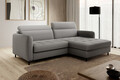Coltar extensibil dreapta 3 locuri ELTAP, RT-03MAN, Gomsi, 228x165x100 cm, lemn/poliester, gri inchis