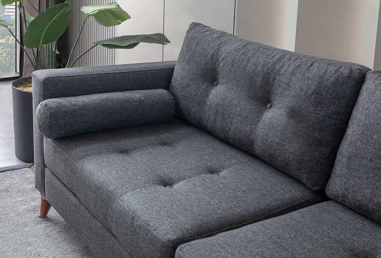 Canapea 3 locuri, Atelier del Sofa, 752EST1105, Lemn de carpen;PAL, Antracit - view 4