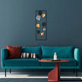 Decoratiune de perete, Crabtree, Metal, Dimensiune: 32 x 90 cm, Multicolor