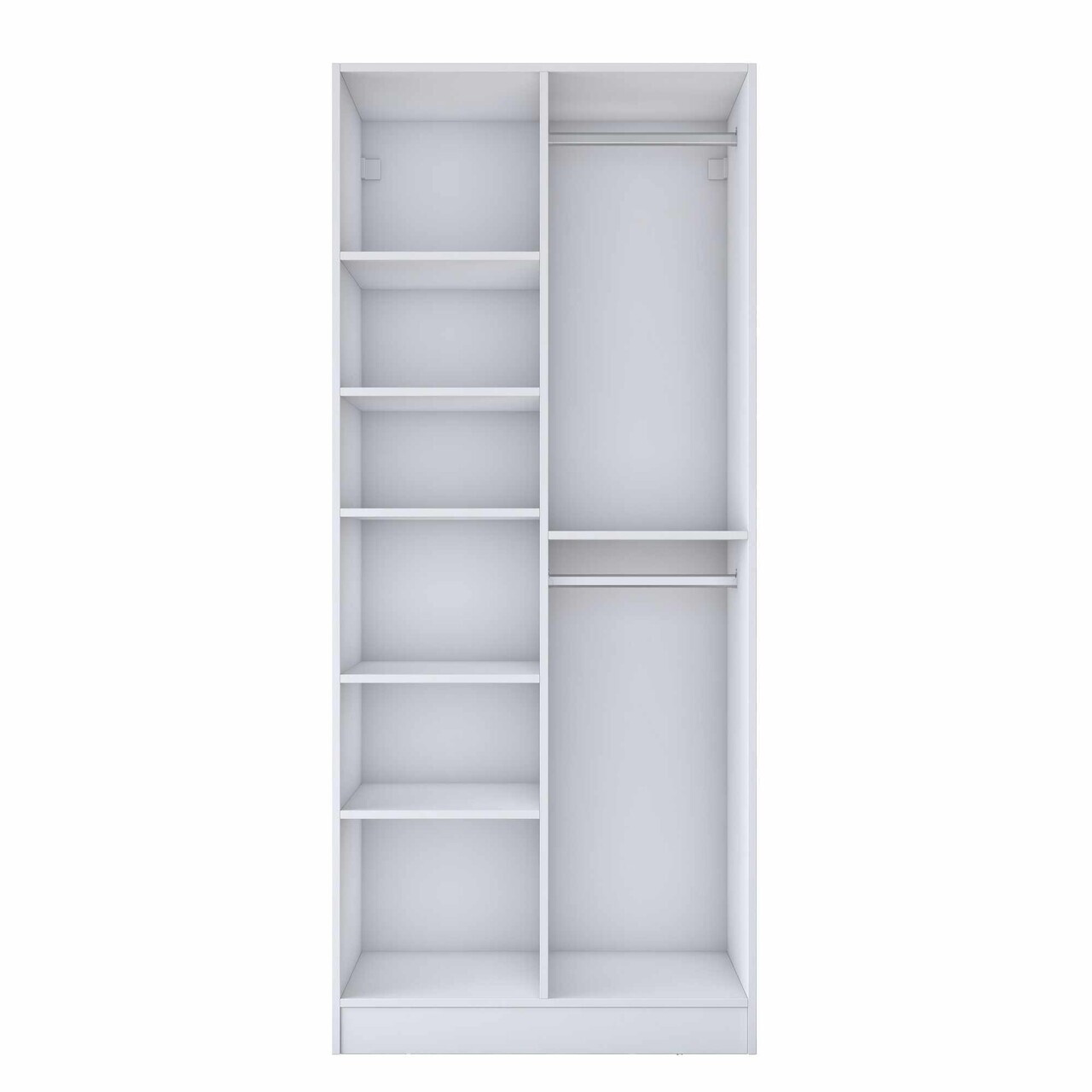Dulap pentru haine, Hanah Home, BA300, 90x210x57.5 cm, Alb — imaginea 9