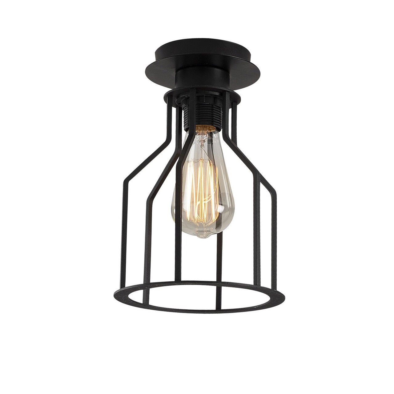 Lustra, Alby, 525NOR1505, Metal, Negru - 1 | YEO
