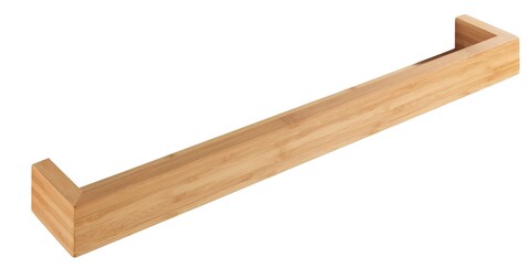 Suport pentru prosoape, wenko, bamboo, 60 x 5 x 9 cm, bambus, natur