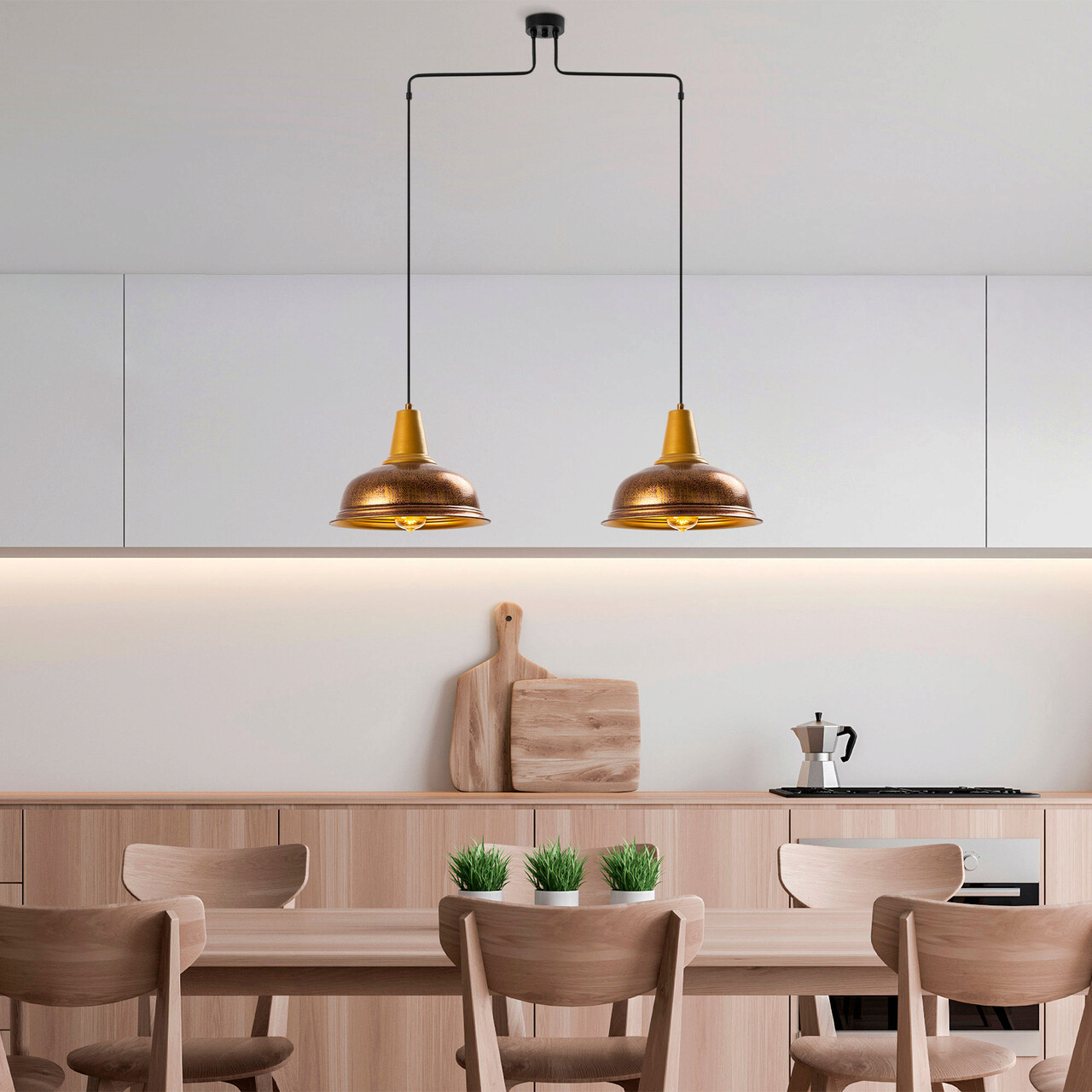 Lustra, Fulgor, 942FLG1478, Metal, Patina - 1 | YEO