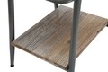 Noptiera Bronxs, Mauro Ferretti, 47.5x36.5x63.5 cm, fier, negru/gri