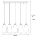 Candelabru, Opviq, Smoked - 044, E27, 60 W, metal/sticla