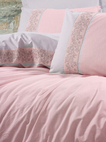 Lenjerie de pat pentru o persoana, Mila - Pink, Cotton Box, Bumbac Ranforce
