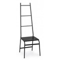 Scaun cu spatar inalt Quiete, Bizzotto, 44x49.5x138 cm, otel