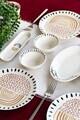 Set de mic dejun, Hermia, 858CMR1117, Portelan, Platou: 20 cm (6 bucăți), Multicolor