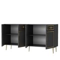 Consola, Olivia, Belly KB150, Antracit / Aur