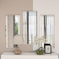 Set de oglinzi decorative, Siam, Mini Buhem, MDF , Transparent