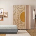 Dulap pentru haine, Vella, Lena 3 -971, 135x192x52 cm, PAL, Sonomo