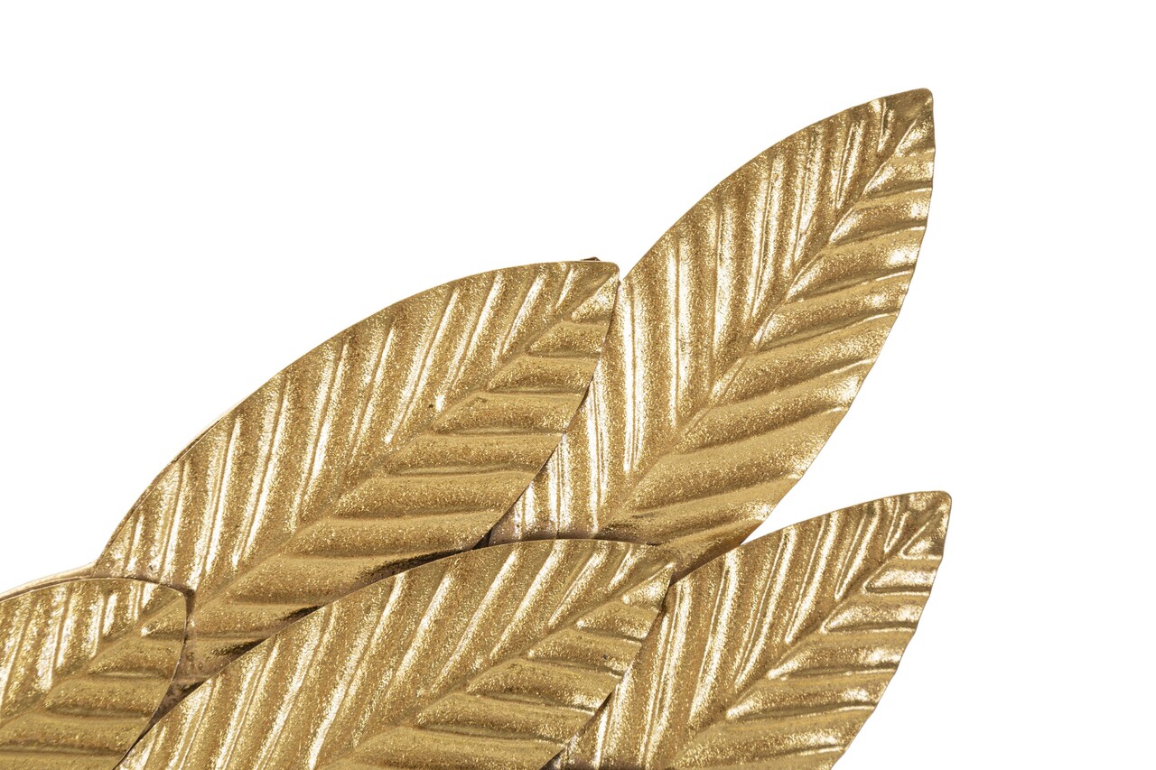 Set 2 decoratiuni de perete, Wings Beauty, Mauro Ferretti, 37 x 100 cm, fier, auriu - 2 | YEO