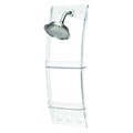 Organizator suspendat de baie pentru capul de dus Basic, iDesign, 23x10x68.5 cm, transparent
