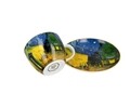 Cana Jumbo cu farfurie, DUO, Vincent Van Gogh - Terrace at Night, 450 ml, portelan, multicolor