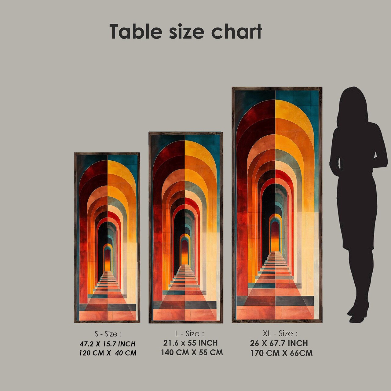 Tablou decorativ, LONG006-S/120-40, Imprimat UV, Multicolor - view 7