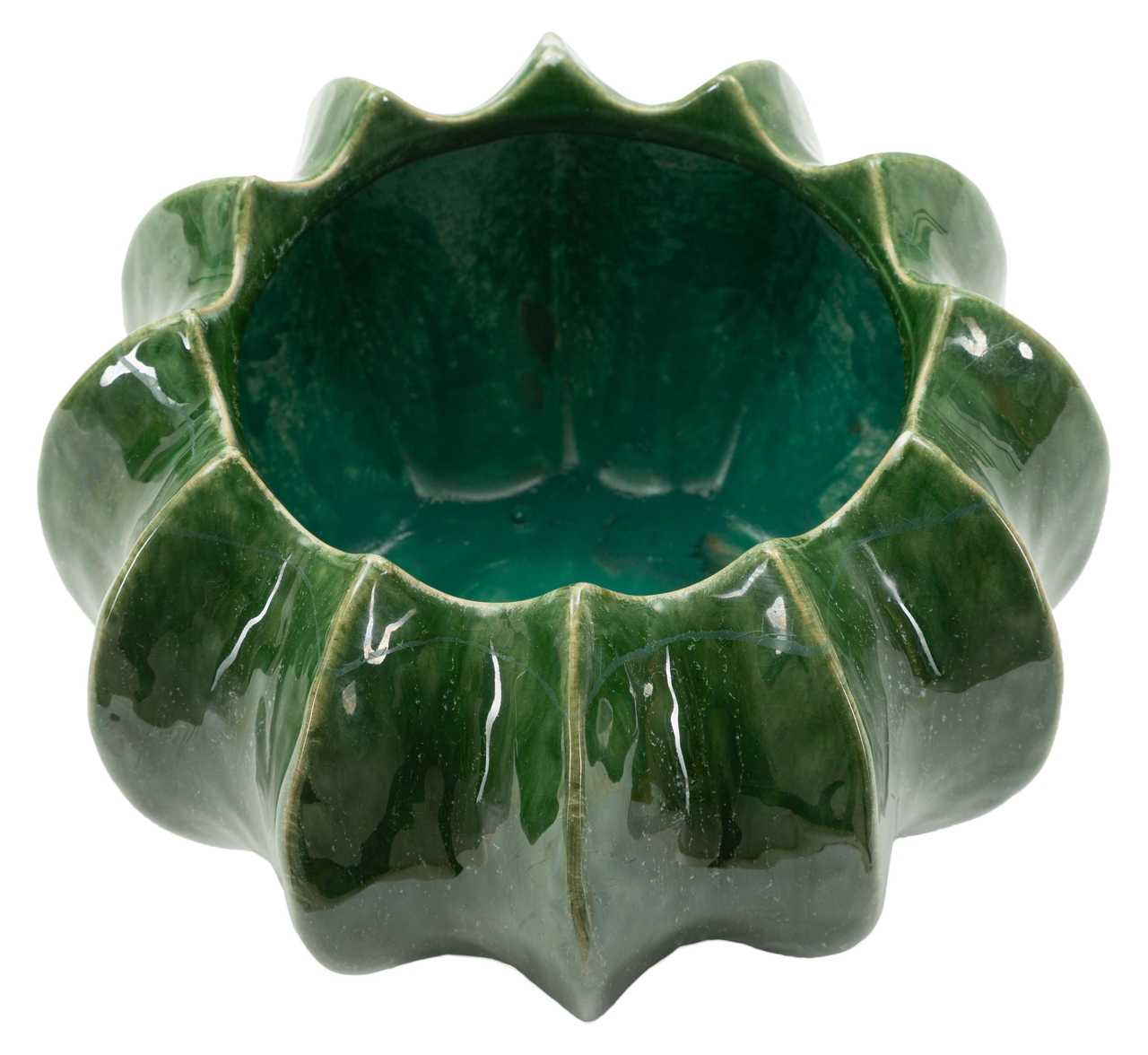 Ghiveci Cactus, Mauro Ferretti, 22x13.5 cm, ceramica, verde