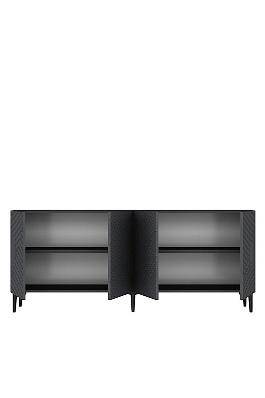 Consola, Hanah Home, Ferrro 180, 180x75x32 cm, Antracit — imaginea 6