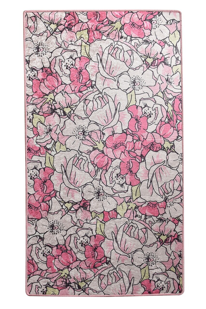 Covor, Rosa, 80x150 cm, Multicolor