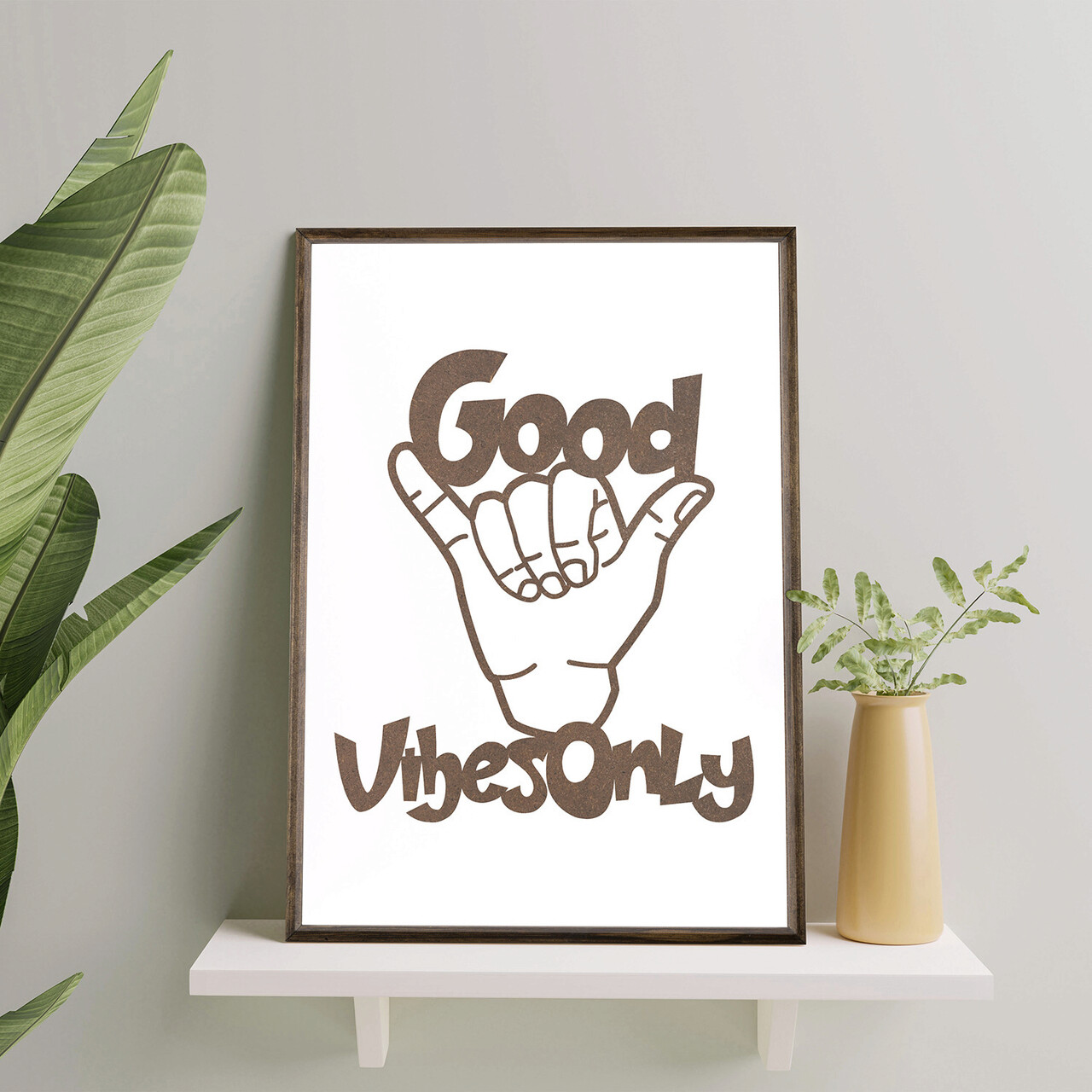 Tablou decorativ TD029 Desenat manual Natural