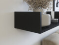 Raft de perete ELTAP, Vissta, 60x25x14 cm, PAL/PVC, negru