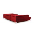 Coltar extensibil dreapta 6 locuri ELTAP, Th-101, Thiago, 342x208x88 cm, lemn/poliester, negru