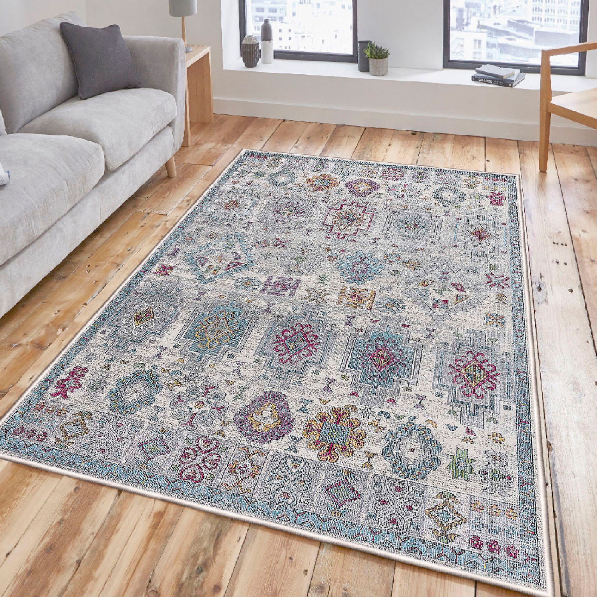 Covor, Woosonıl107, 140x220 cm, Multicolor