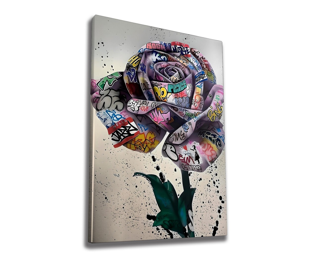 Tablou decorativ, WY348 (50 x 70), Canvas imprimat, Multicolor - view 3