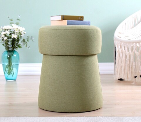 Fotoliu puf, fluffe, 209flf1211, 50% bumbac, 50% in, verde măsline