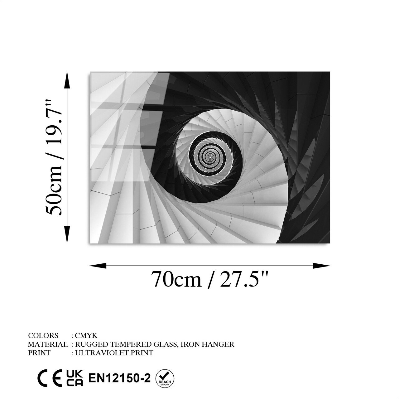 Tablou decorativ, UV-461 50 x 70, 50 x 70 cm, Multicolor - view 8