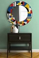 Oglinda decorativa, Artmdfmrr6, Cadru: 100% MDF, Multicolor