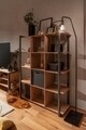 Biblioteca, Finori, Denver 31, 107 x145 x 39 cm, PAL/MDF, stejar/antracit