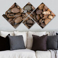 Set 4 tablouri decorative, 4MDF2263747, MDF, Imprimat UV, Multicolor